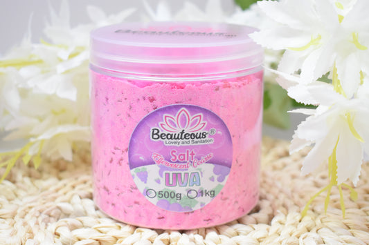 SAL GRUESA EFEREVECENTE RELAJANTE 500G UVA BEAUTEOUS LOVELY