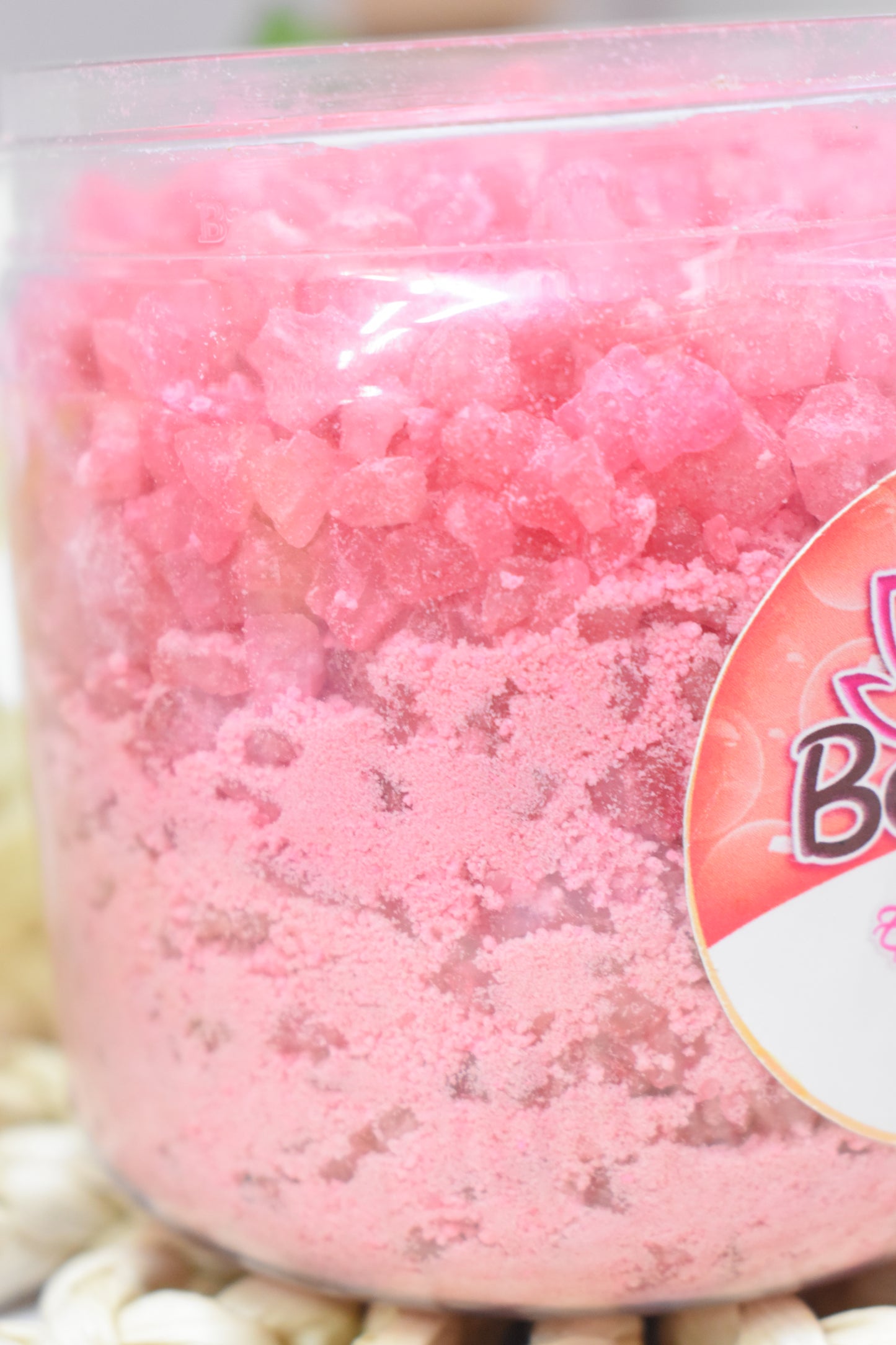 SAL GRUESA EFEREVECENTE RELAJANTE 500G FRESA  BEAUTEOUS LOVELY