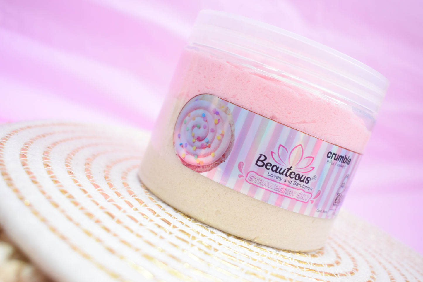 EXFOLIANTE STRAWEBERRY 100GRS COLECCION CRUMBLE