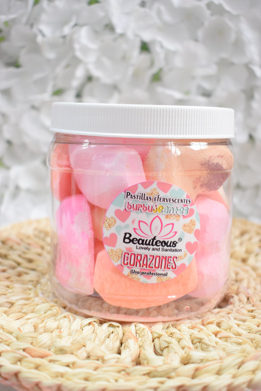 bombas en forma de corazón tamaño maxi 1 KG