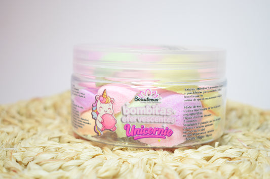 BOMBITAS EFERVECENTES UNICORNIO 50pz 🦄
