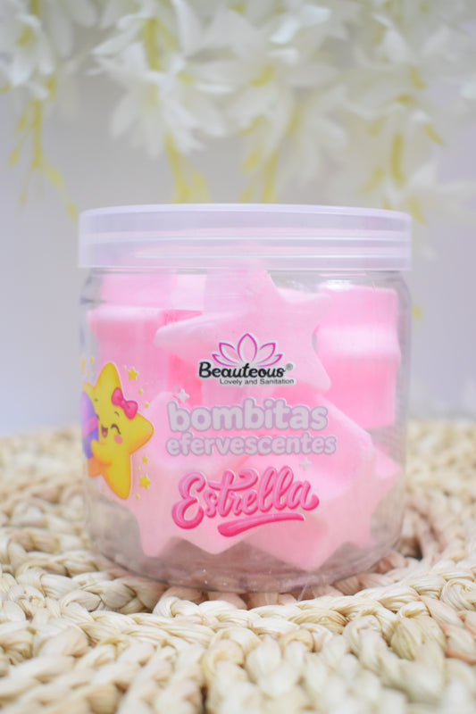 Bombas Efervescentes en forma de estrella 140 GRS