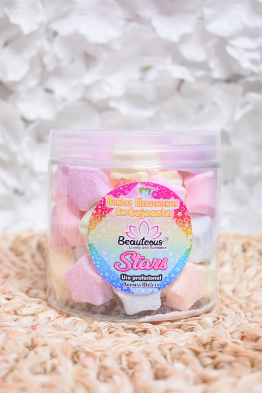Bombas Efervescentes de Estrellas – Beauteous Lovely 500 grms