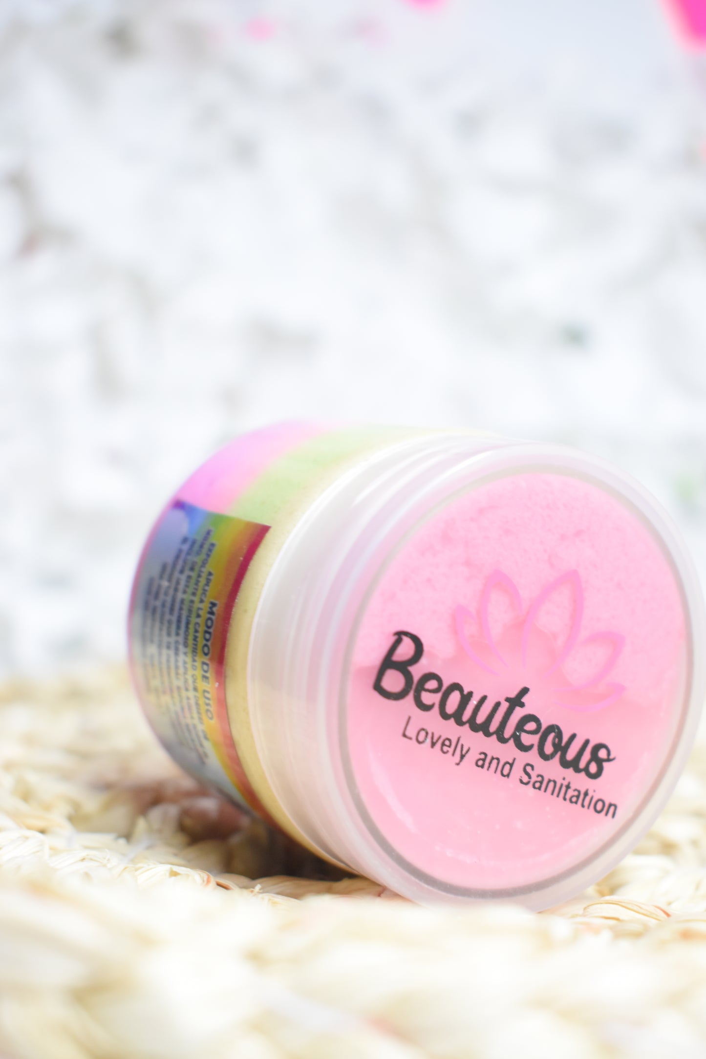 🌈 Exfoliante Beauteous Lovely – Arcoíris (100 g)