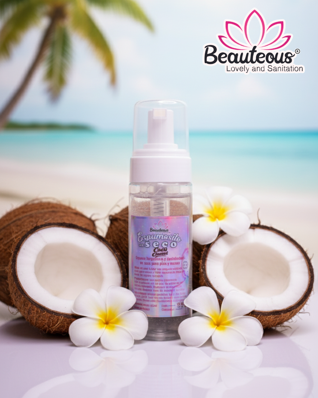 Espumoso en seco para pies y manos 🌴🥥 Aroma Coco Chanel ✨