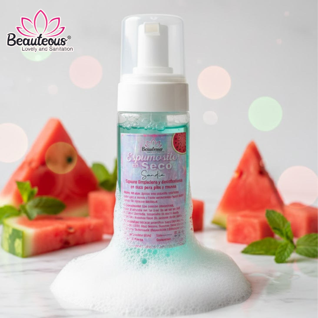 Espumosito de sandia para manicura