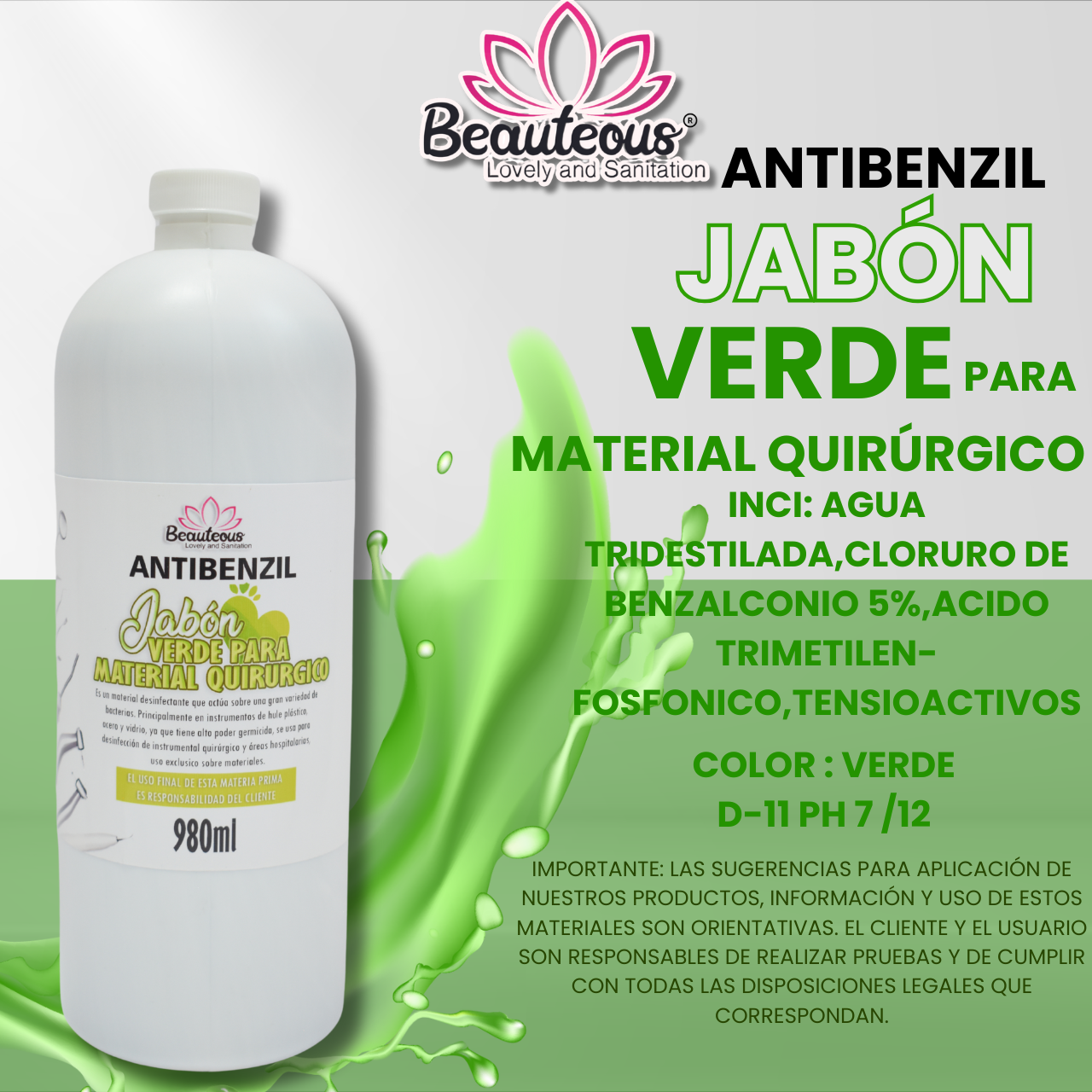 Beauteous Lovely: Protección y Higiene con Antibenzil Verde