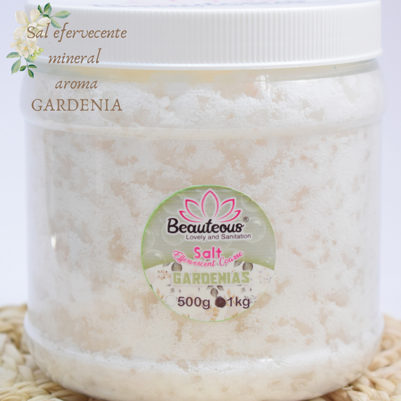 SALES GRUESAS EFERVECENTES AROMA GARDENIAS