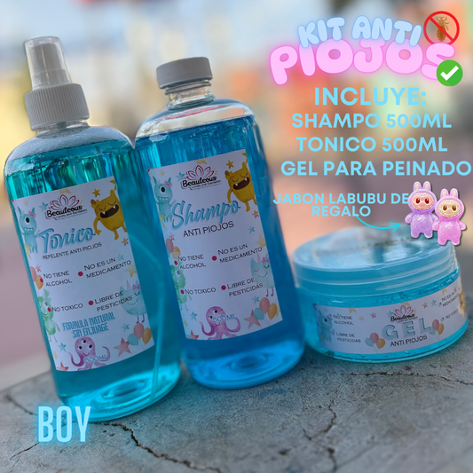KIT ANTI PIOJOS BOY BEAUTEOUS LOVELY