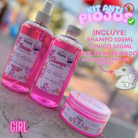 KIT ANTI PIOJOS GIRL BEAUTEOUS LOVELY
